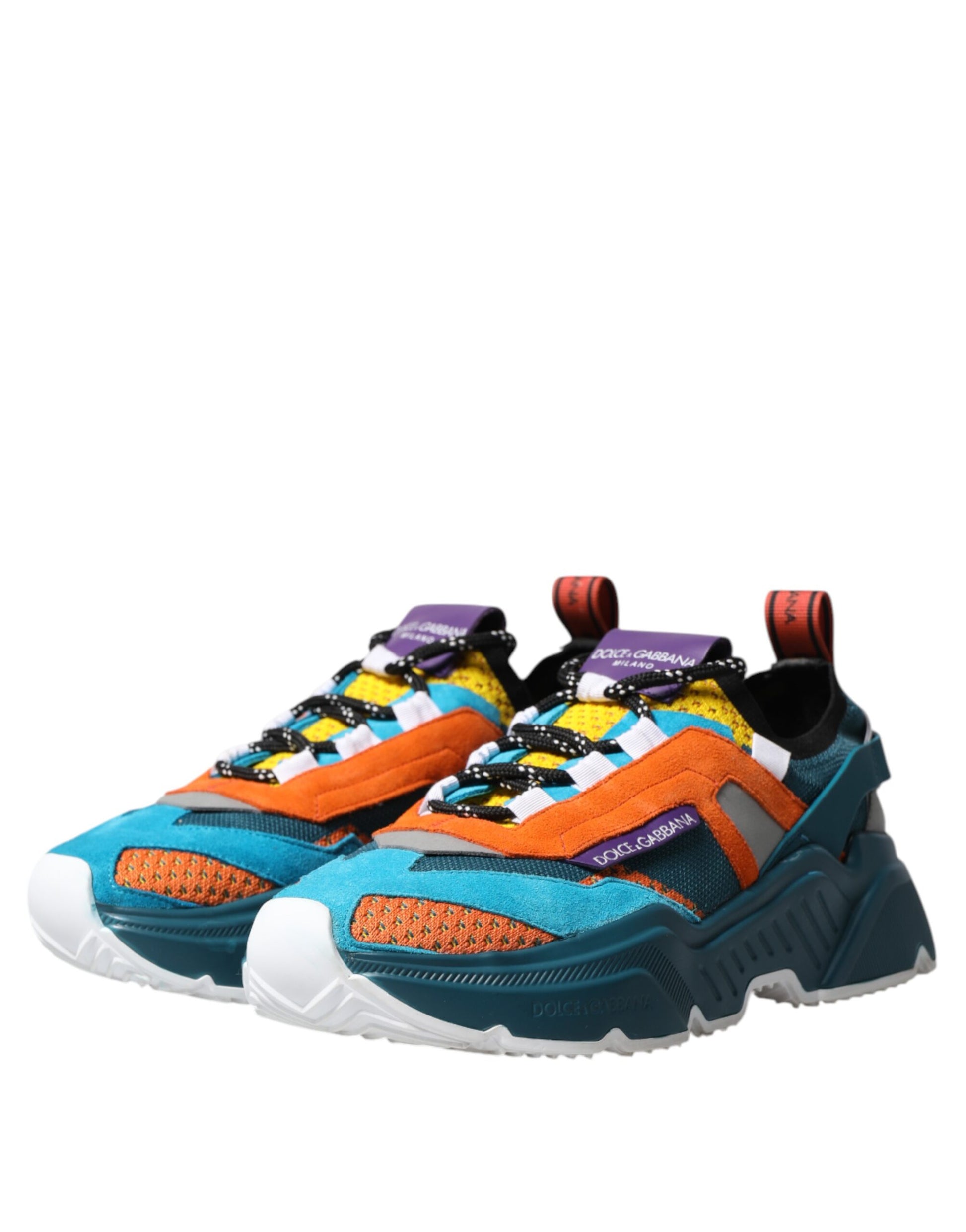 Dolce & Gabbana Multicolor Low Top Sneakers for Men side view