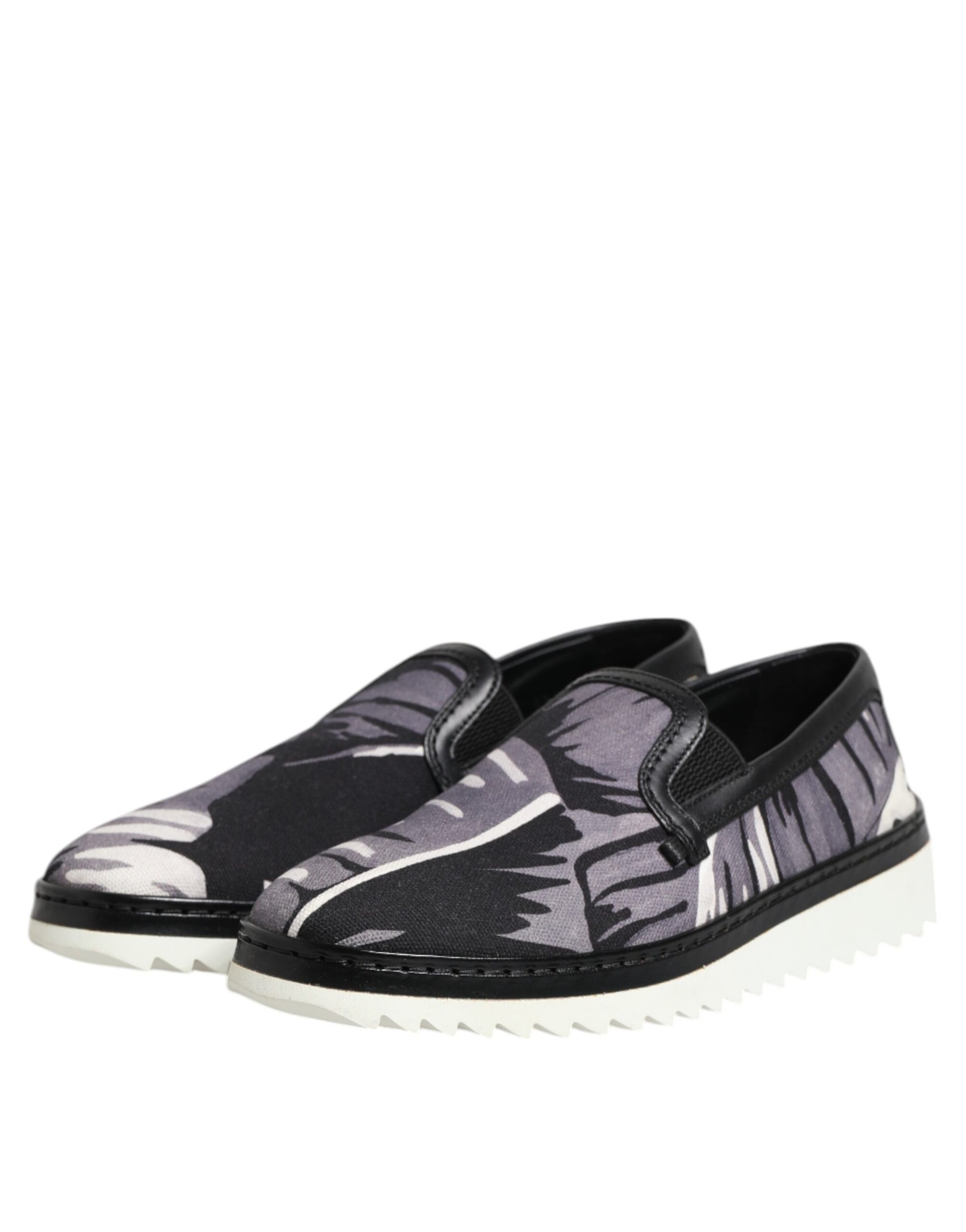 Dolce & Gabbana Black Low Top Sneakers for Men side view