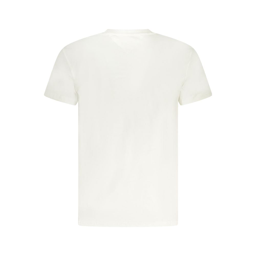 Tommy Hilfiger White Cotton Mens T-Shirt