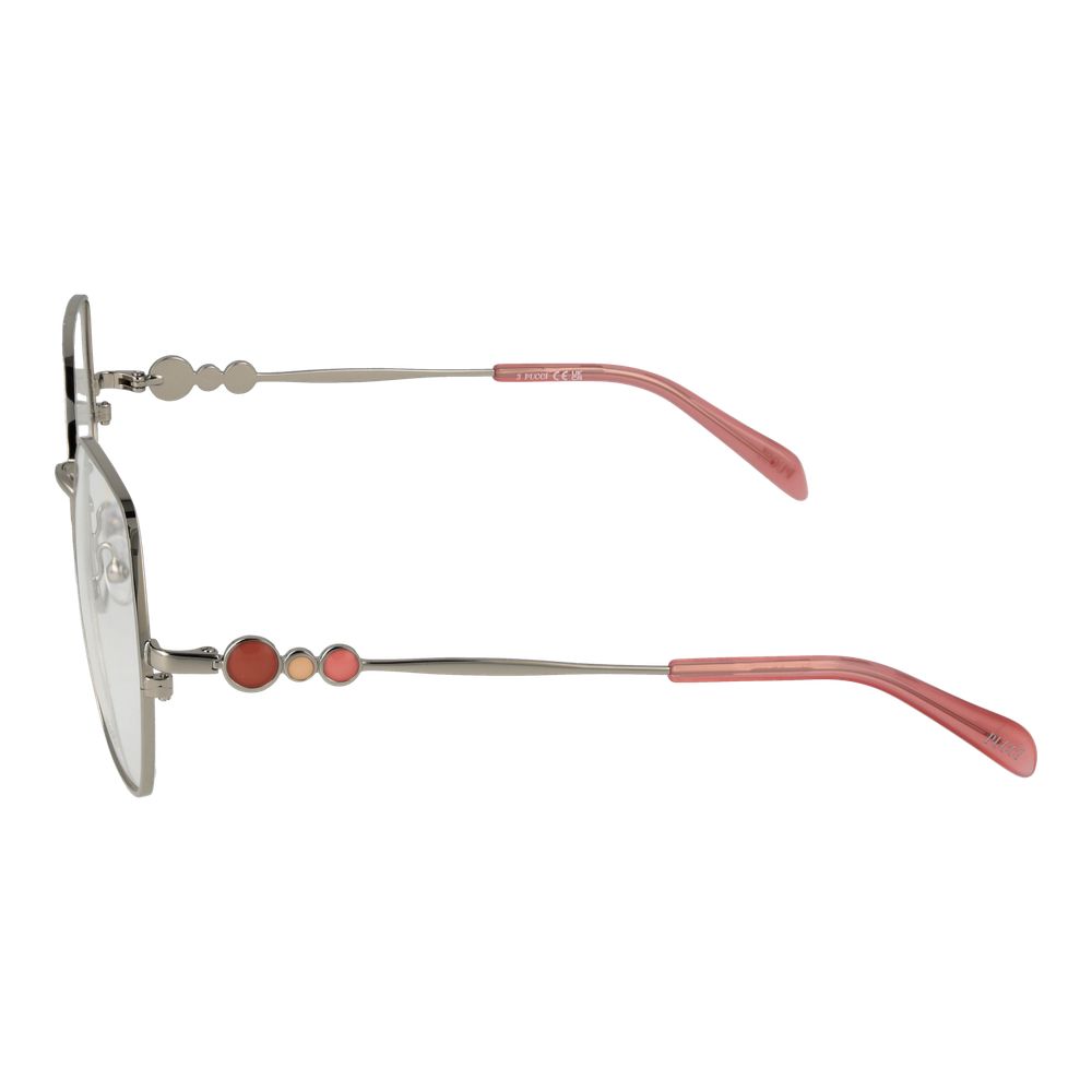 Emilio Pucci Grey Glasses Frames for Women side view
