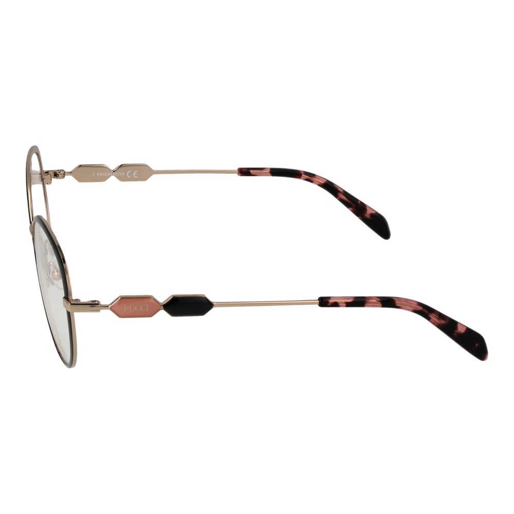 Emilio Pucci Black Glasses Frames for Women side view