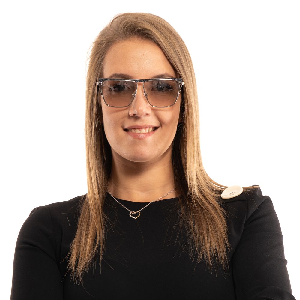 Marciano by Guess Silver Sunglasses for Women side view