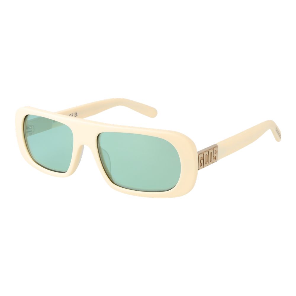 Lunettes de soleil GCDS en acétate beige