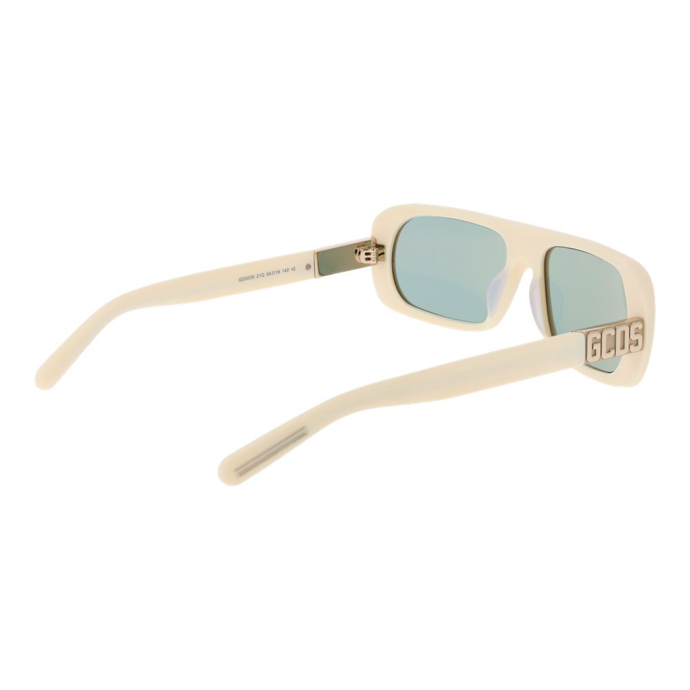 Lunettes de soleil GCDS en acétate beige