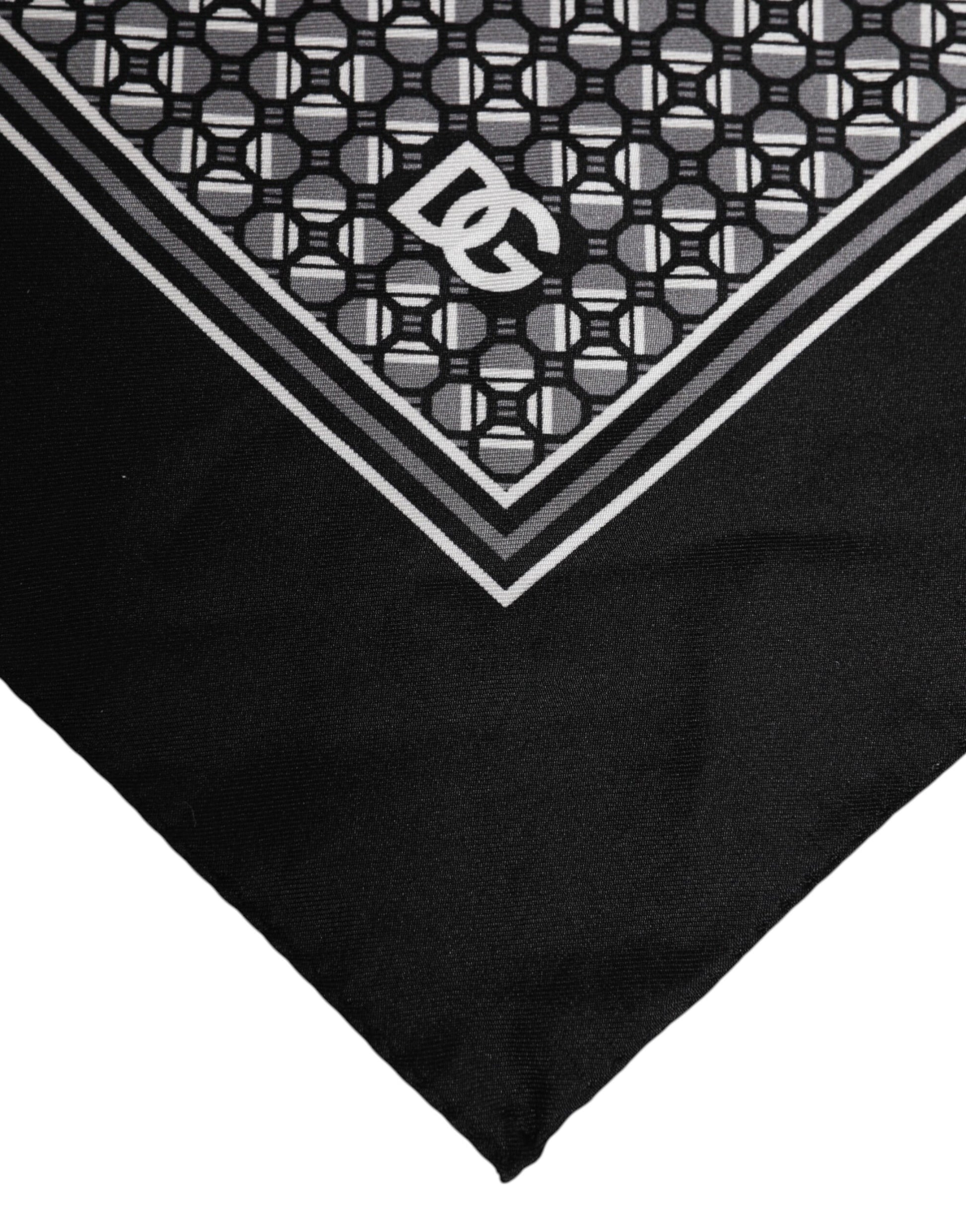 Dolce & Gabbana Black Scarf for Men detail view