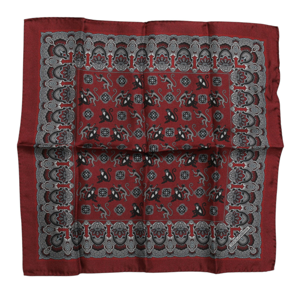 Dolce & Gabbana Red Scarf for Men detail view