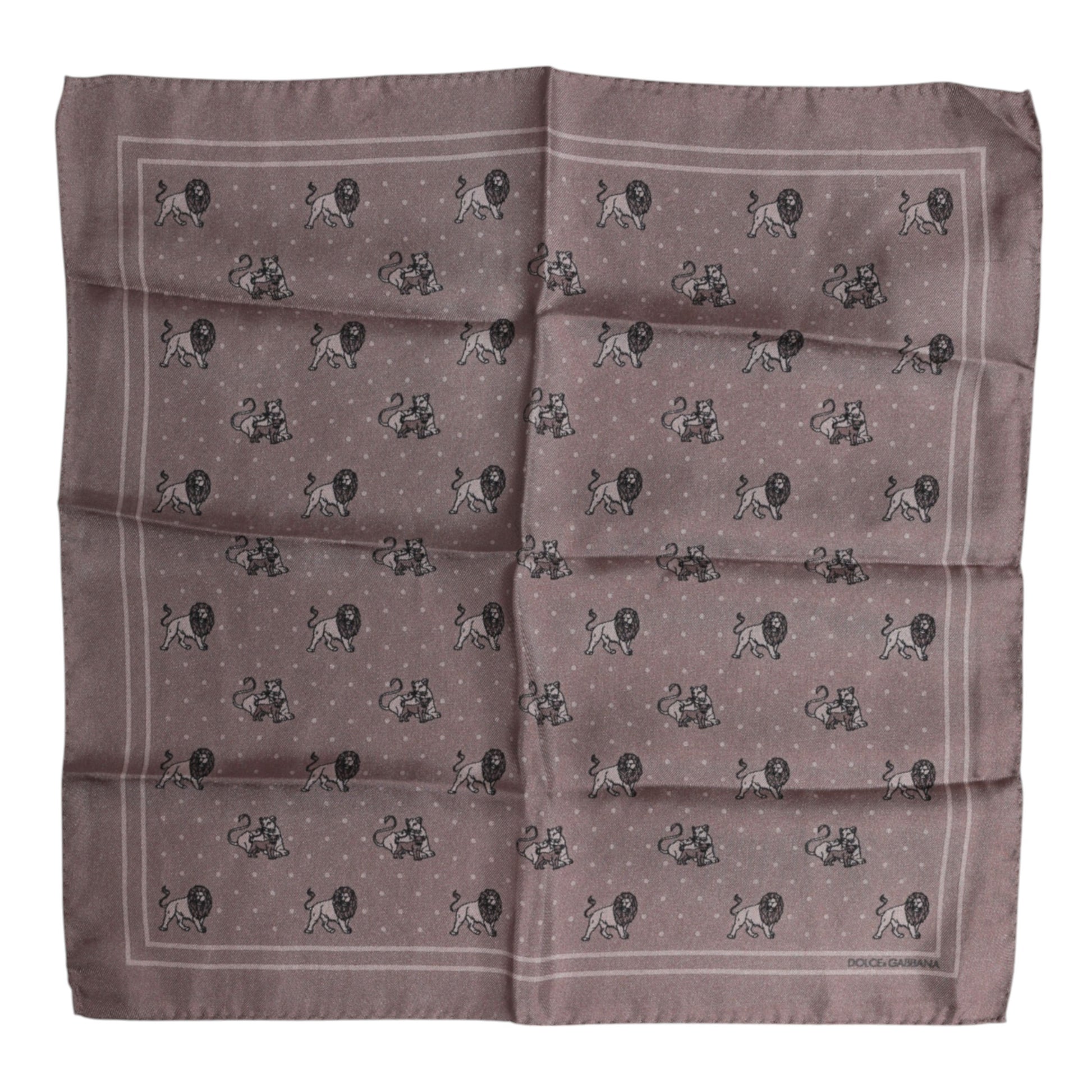 Dolce & Gabbana Brown Scarf for Men detail view