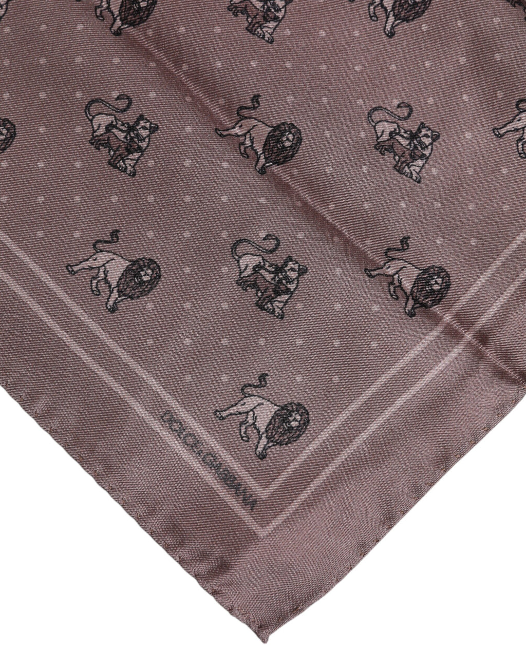 Dolce & Gabbana Brown Scarf for Men side view