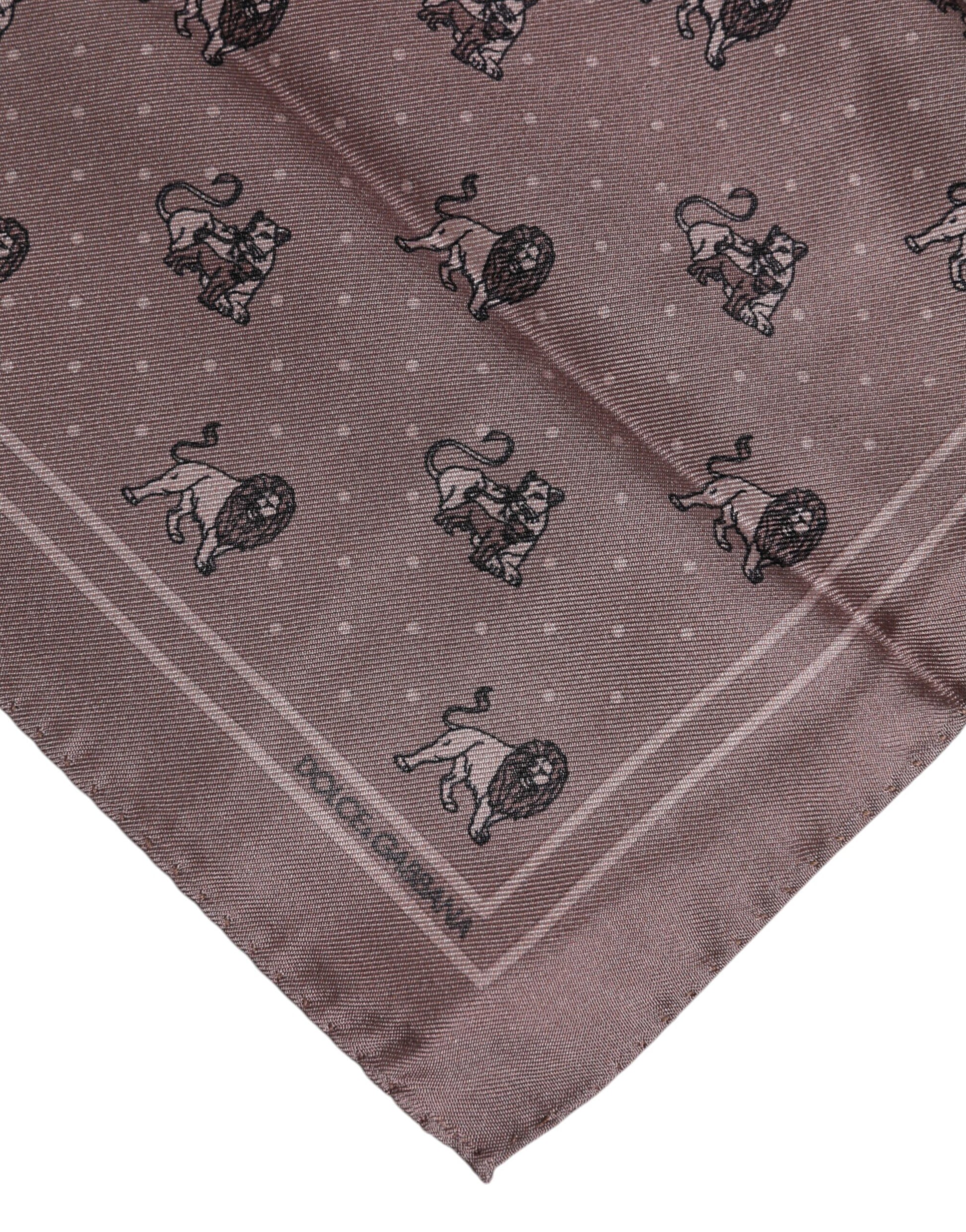 Dolce & Gabbana Brown Scarf for Men side view