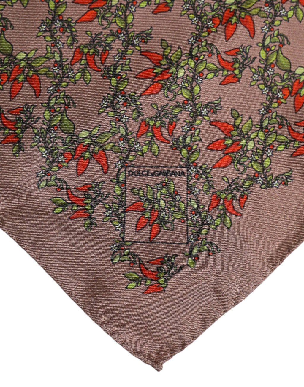 Dolce & Gabbana Brown Scarf for Men detail view