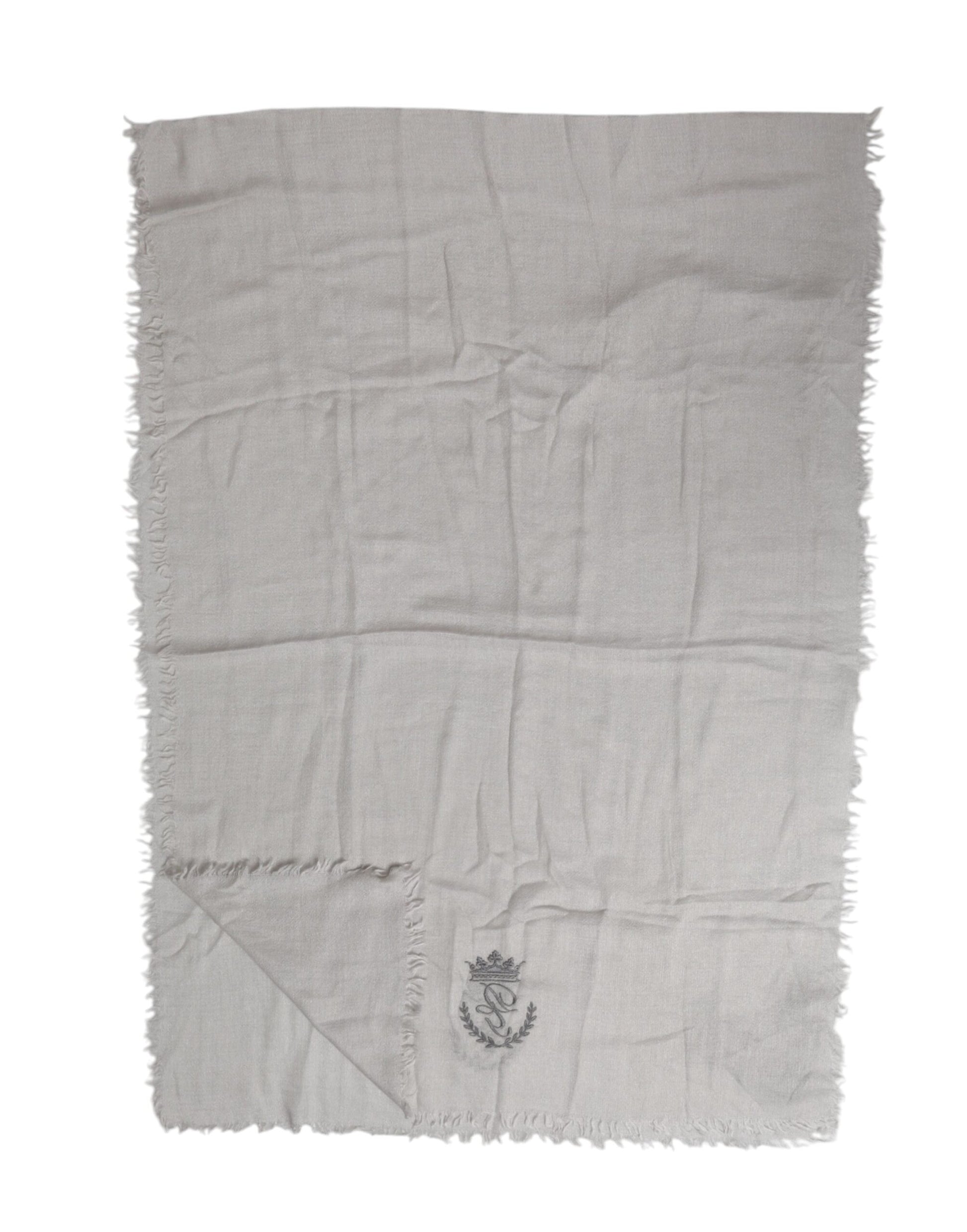 Dolce & Gabbana Grey Scarf for Men side view