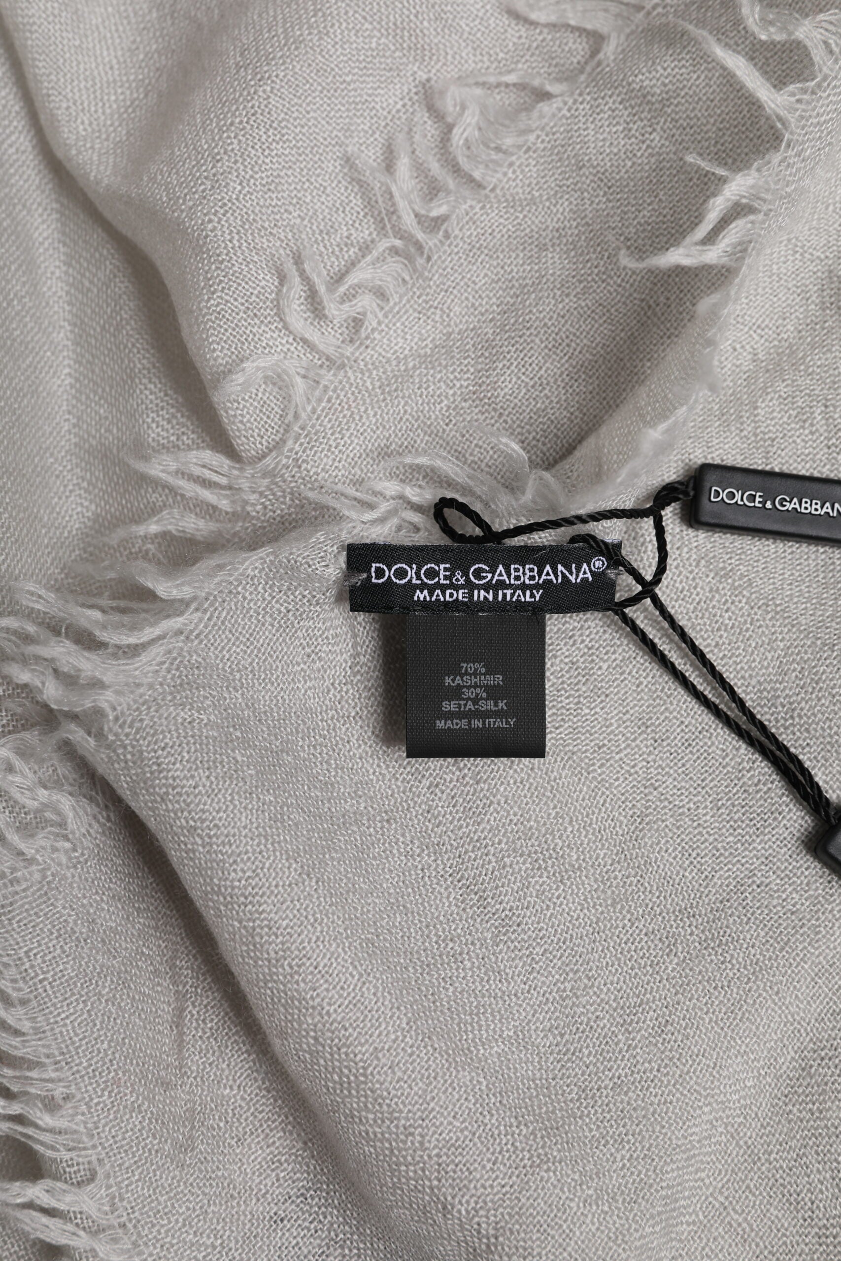 Dolce & Gabbana Grey Scarf for Men additional view
