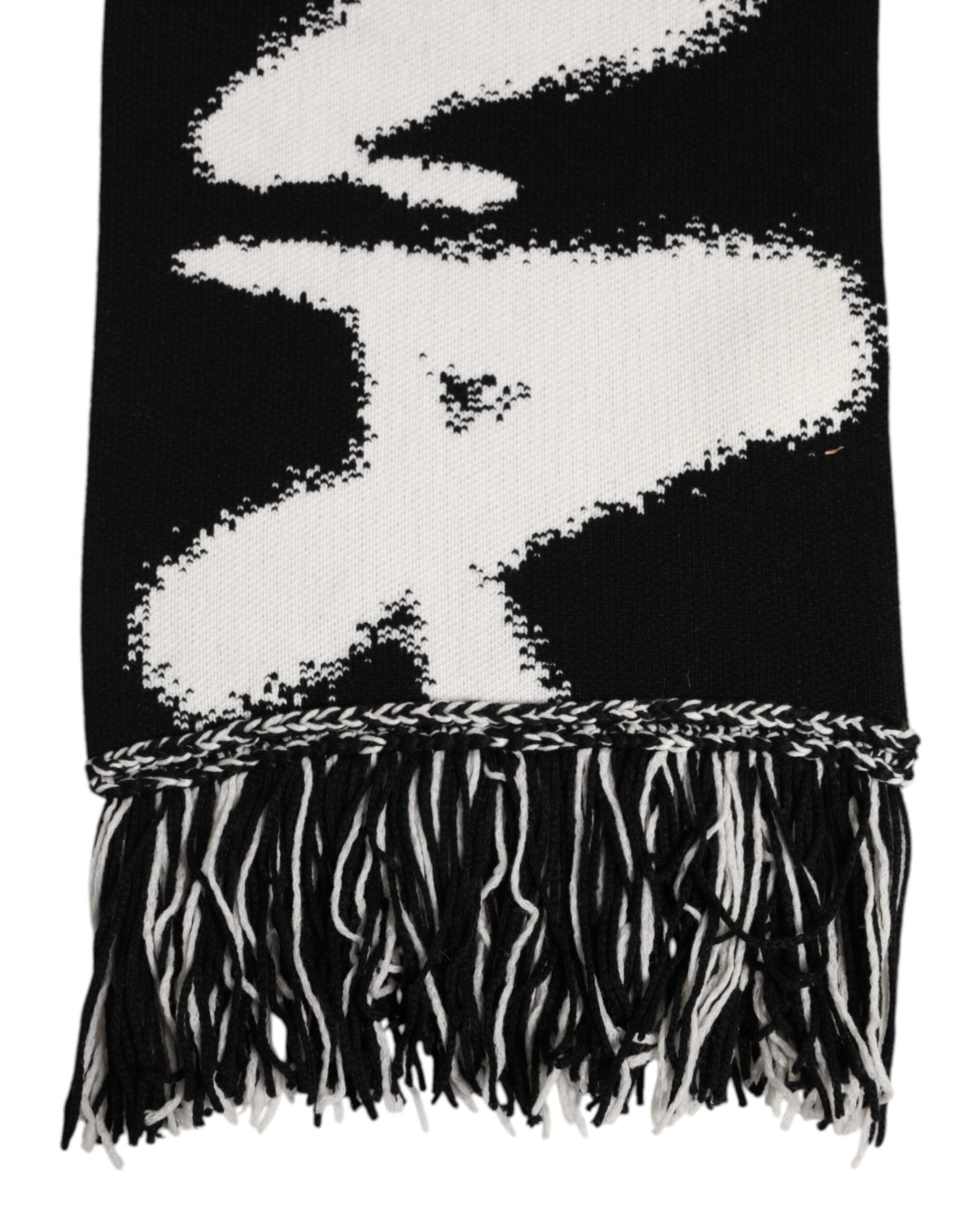 Dolce & Gabbana Black Scarf for Men detail view