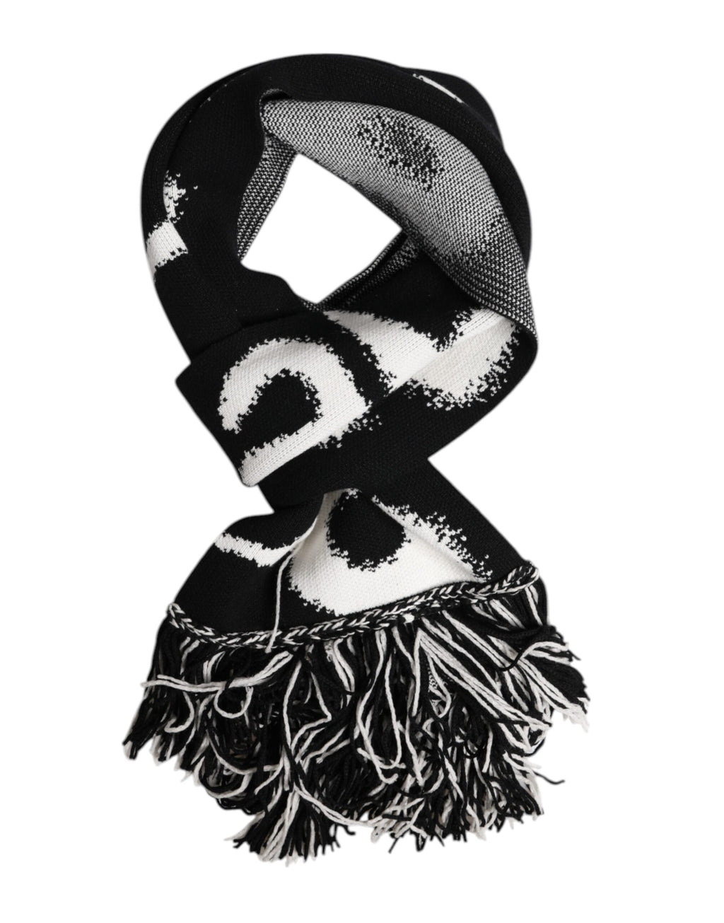 Dolce & Gabbana Black Scarf for Men side view