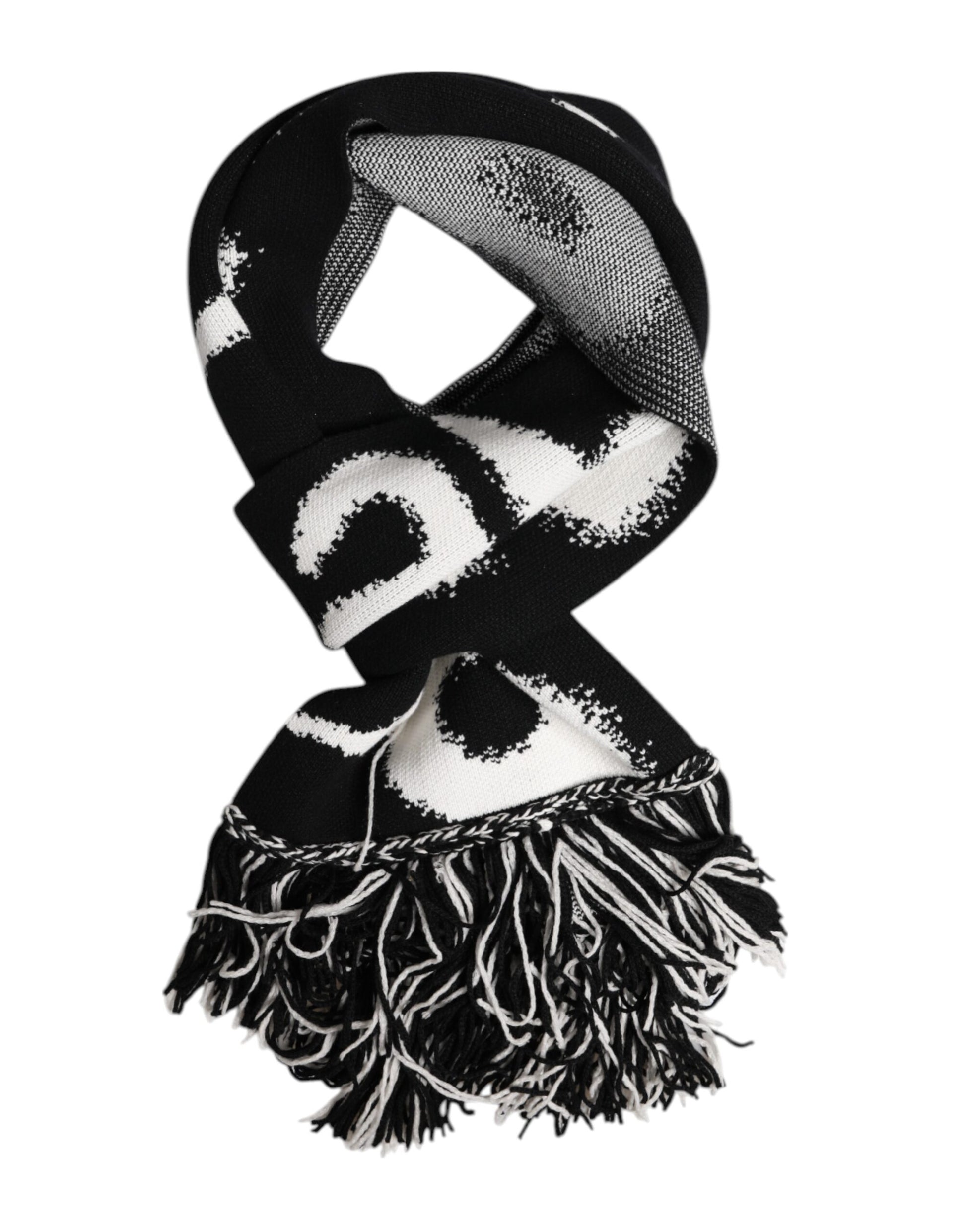 Dolce & Gabbana Black Scarf for Men side view
