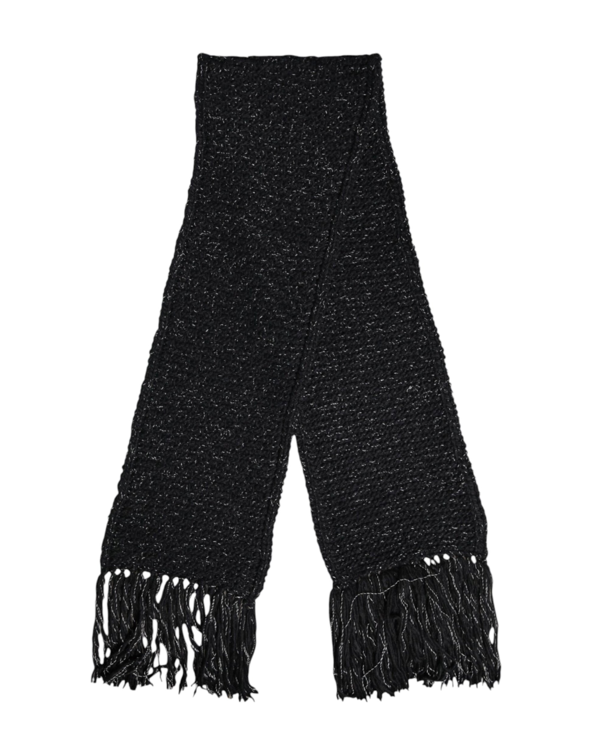 Dolce & Gabbana Black Scarf for Men detail view
