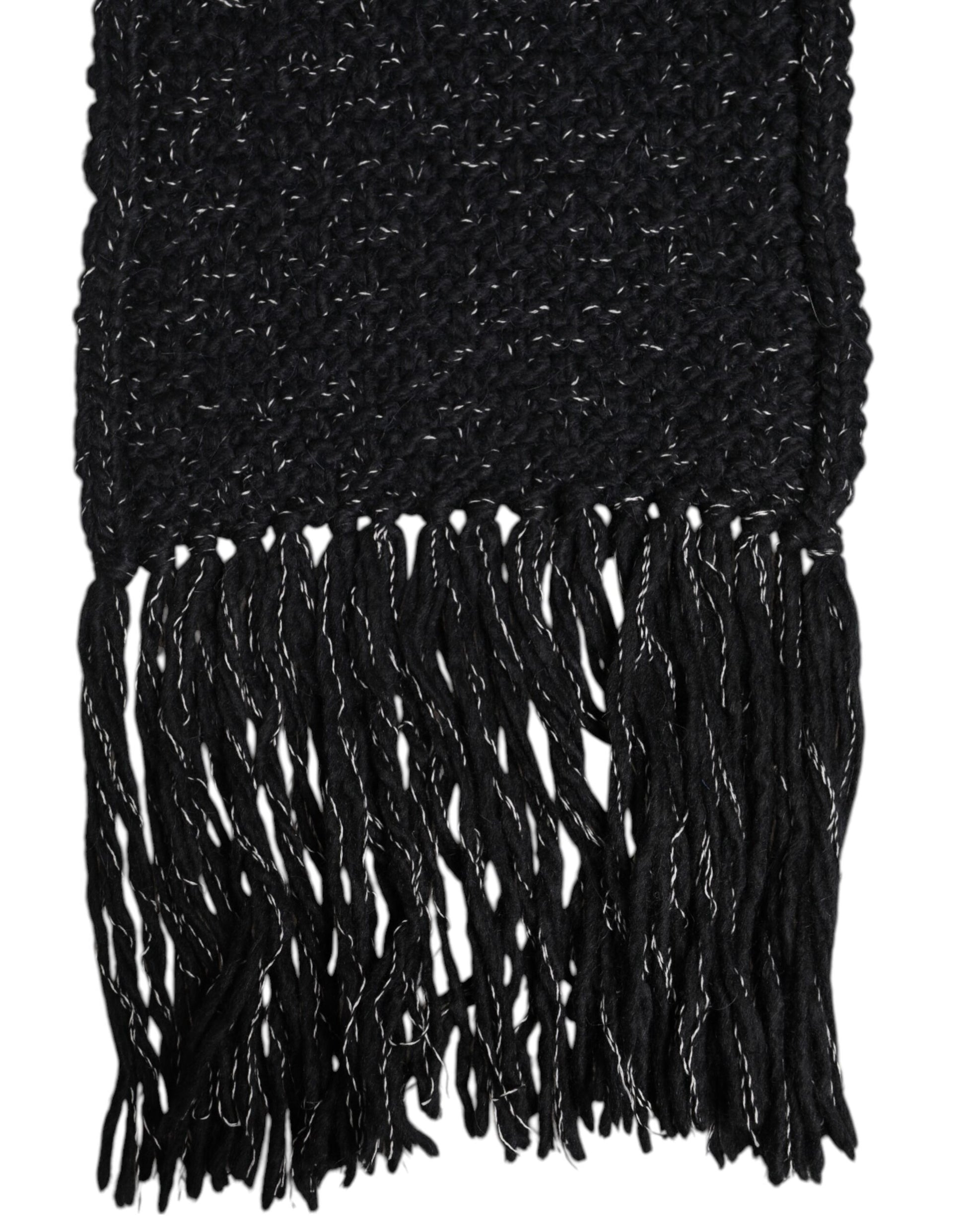 Dolce & Gabbana Black Scarf for Men side view