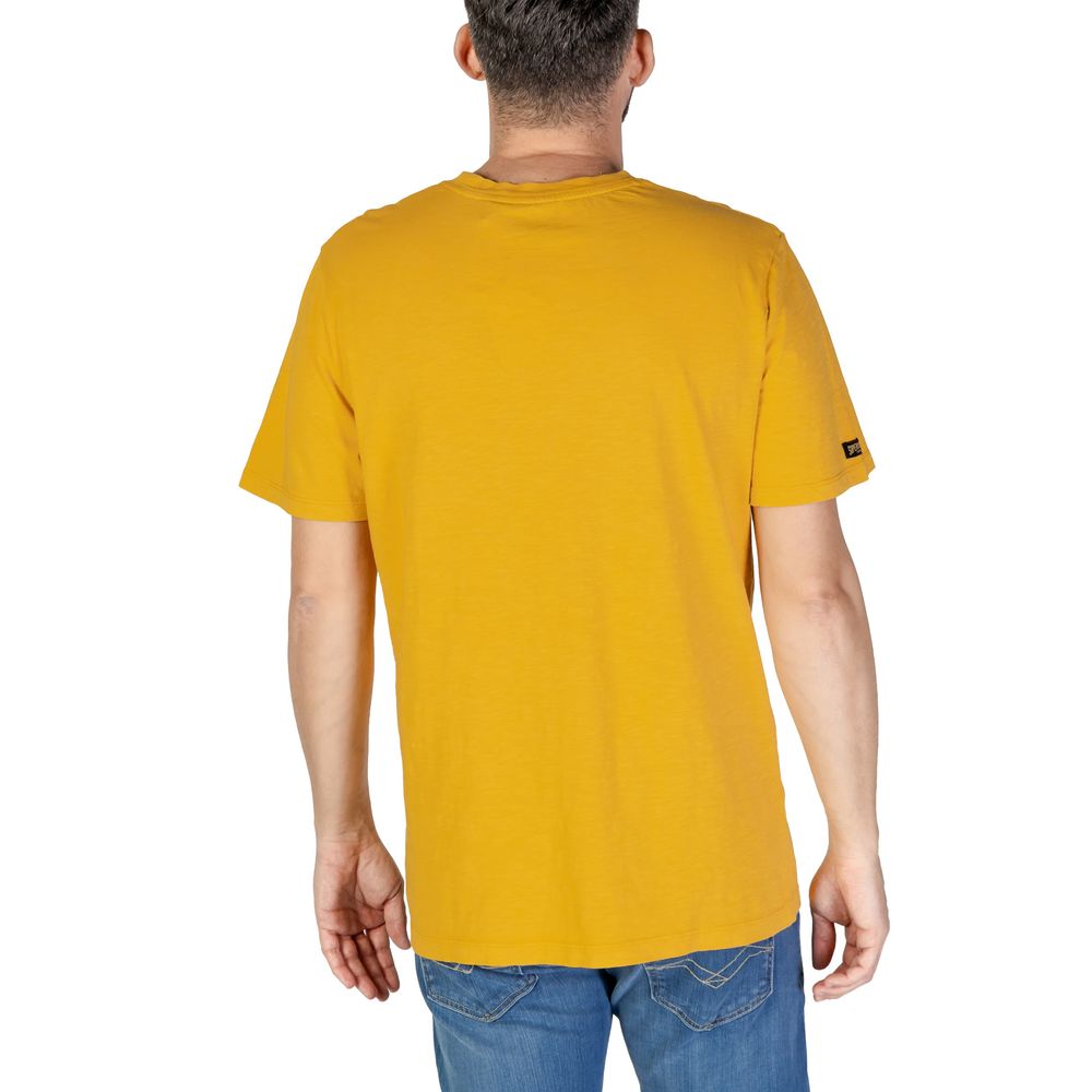 Superdry – Orangefarbenes Baumwoll-T-Shirt