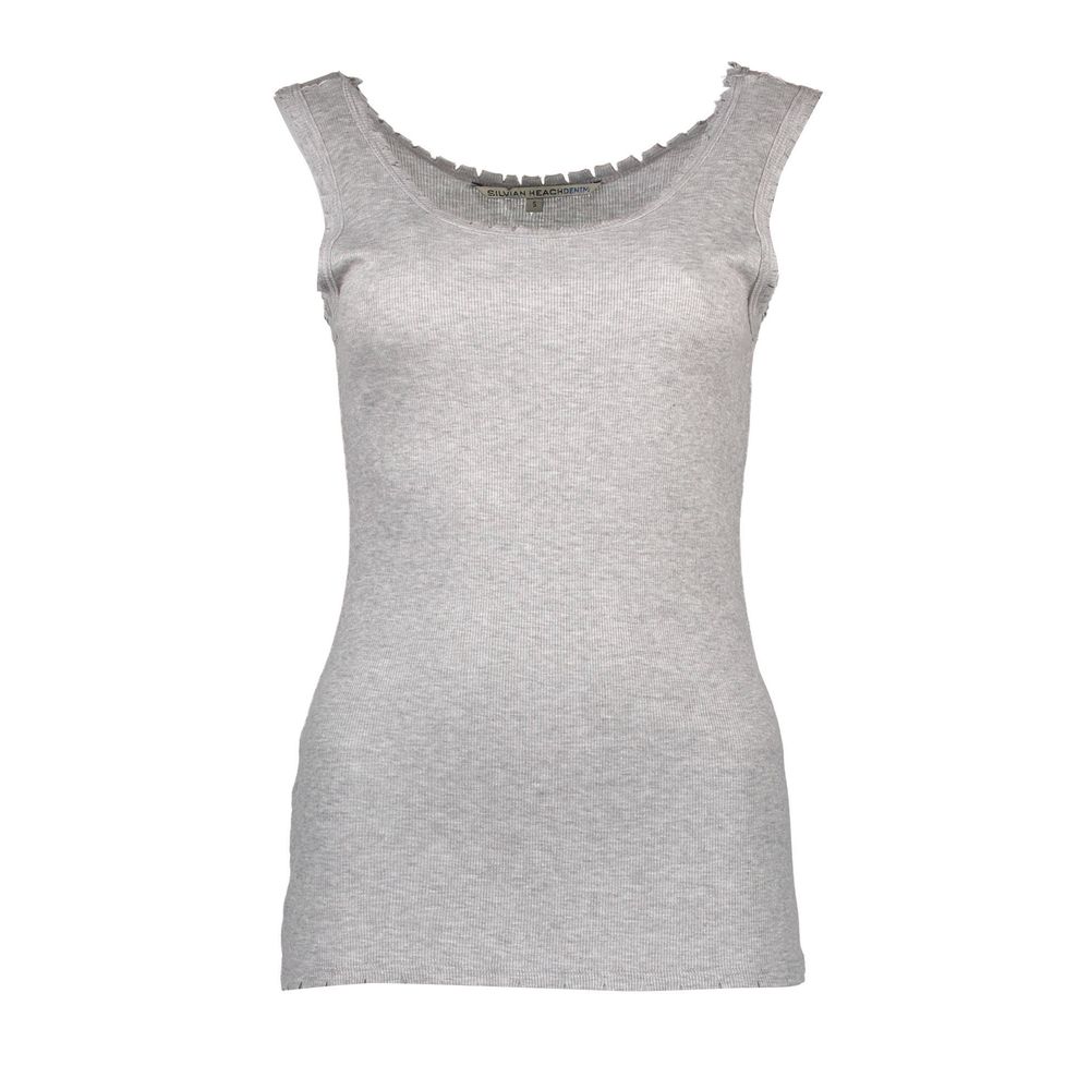 Silvian Heach Grey T-Shirt for Women
