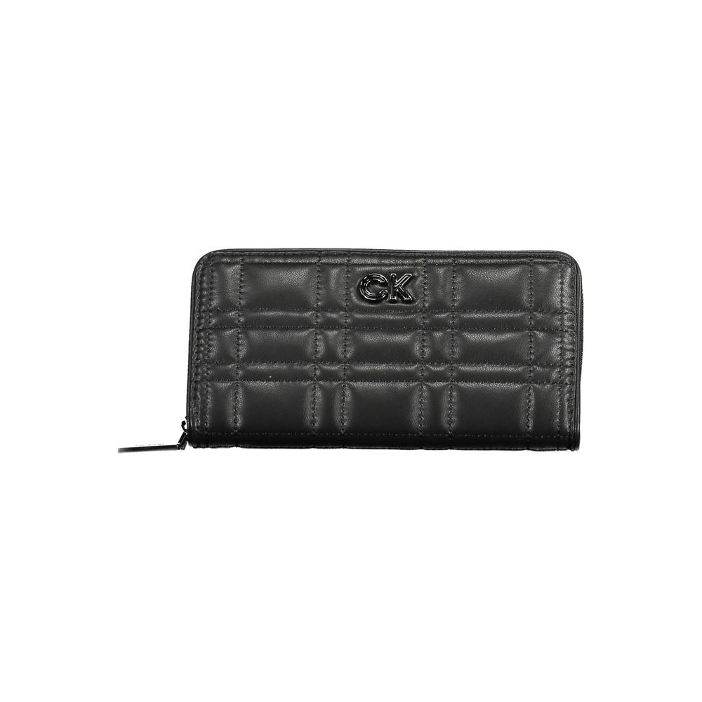 Portefeuille Femme Calvin Klein en Polyuréthane Noir