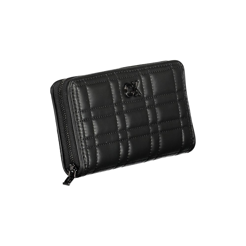Portefeuille Femme Calvin Klein en Polyuréthane Noir