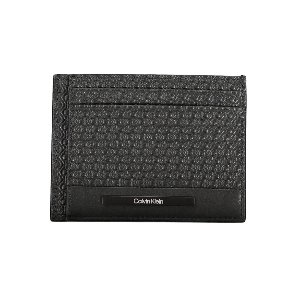 Calvin Klein Black Polyester Men's Shoulder Bag