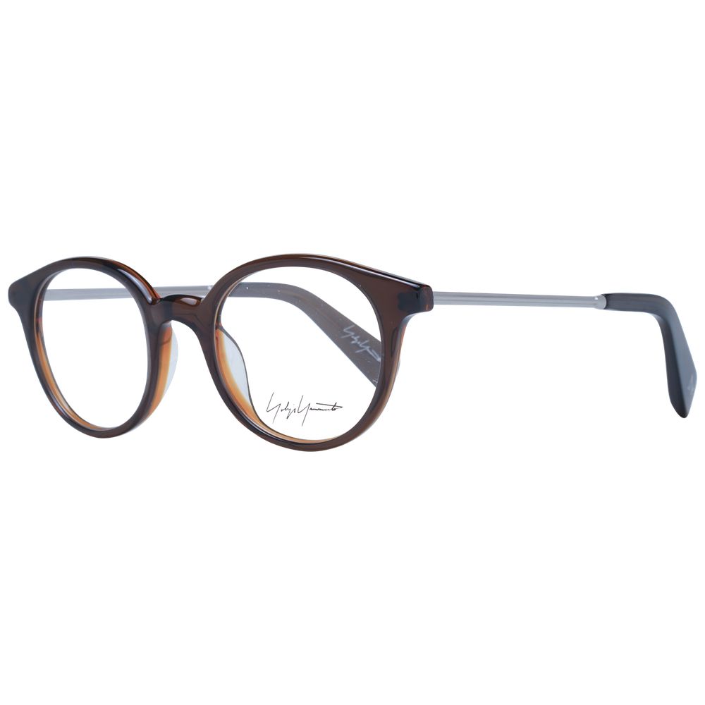 Yohji Yamamoto Brown Glasses Frames Unisex