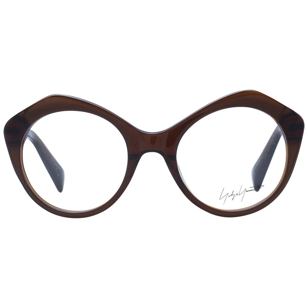 Yohji Yamamoto Brown Glasses Frames Unisex alternate view