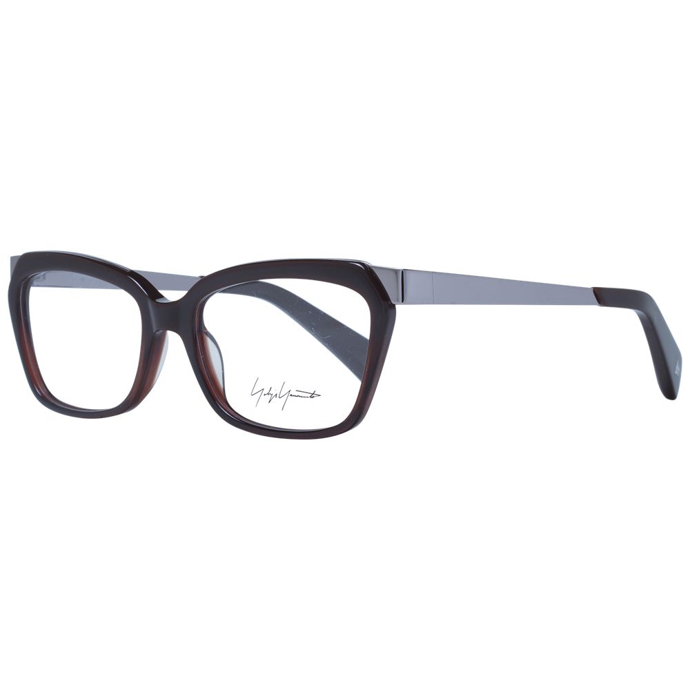 Yohji Yamamoto Brown Glasses Frames Unisex
