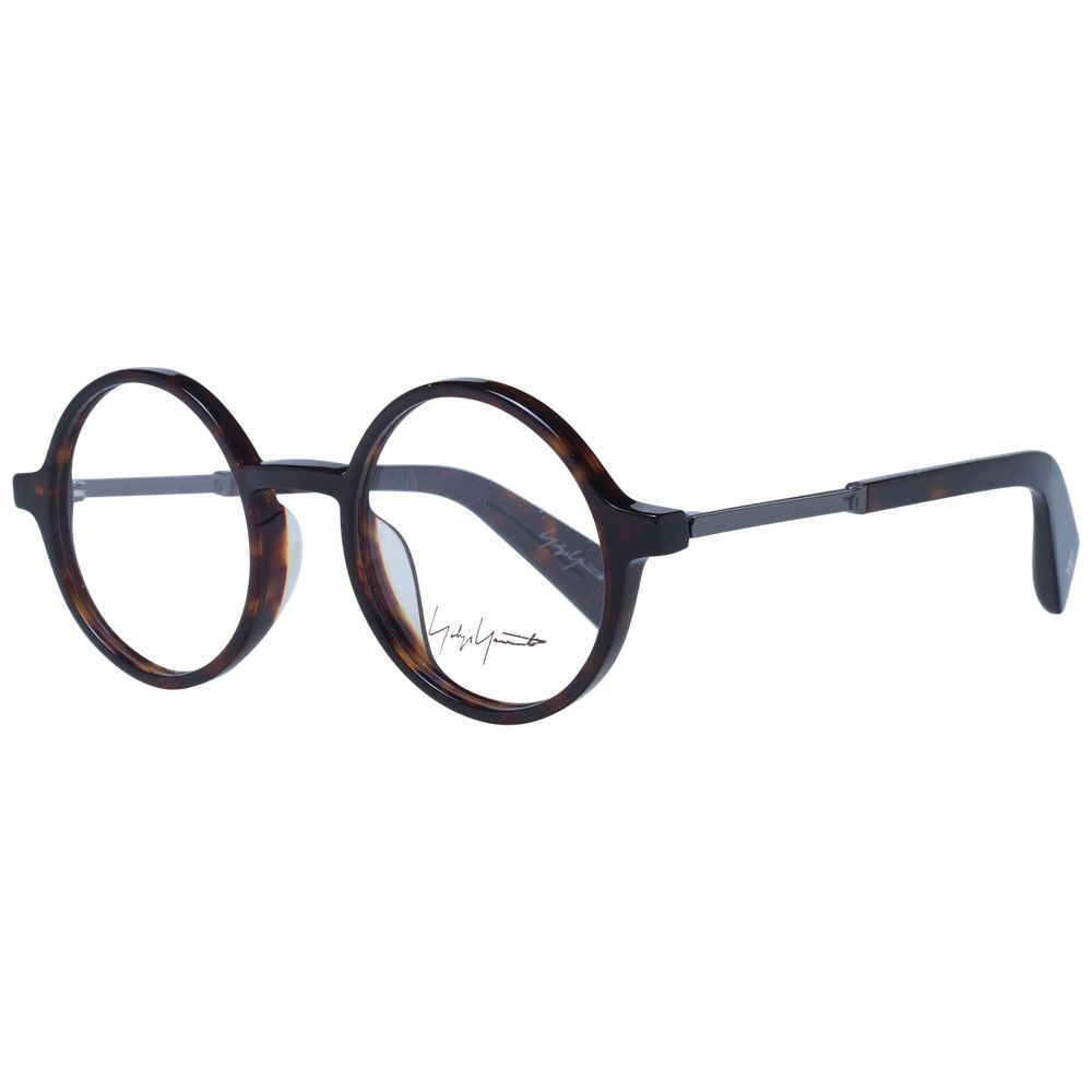 Yohji Yamamoto Brown Glasses Frames Unisex