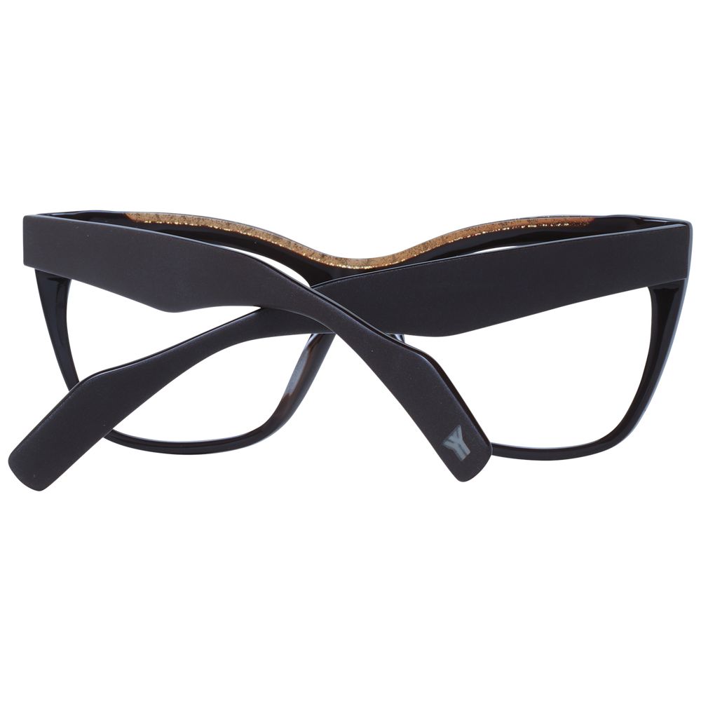 Yohji Yamamoto Brown Glasses Frames Unisex detail view