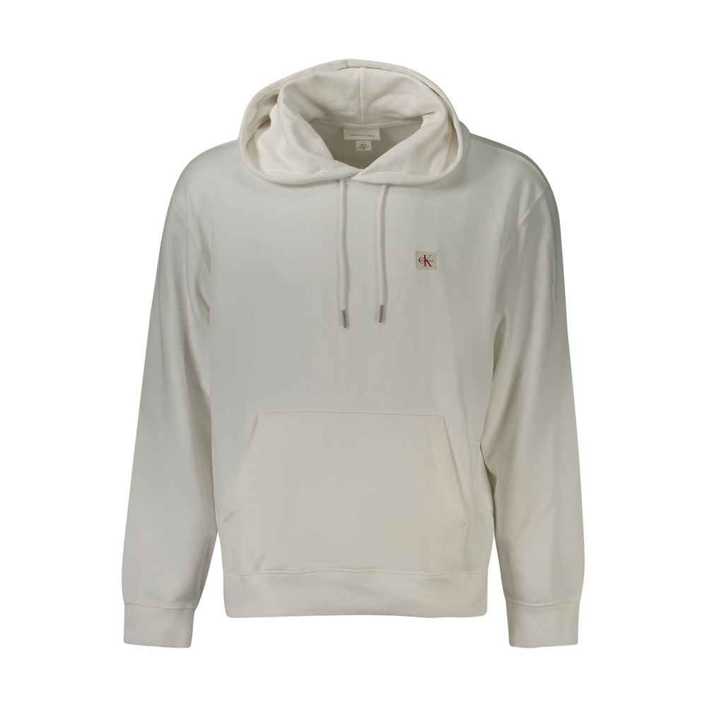 Sweat-shirt en coton blanc pour homme Calvin Klein