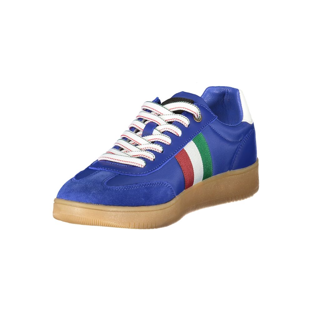 Baskets homme en polyuréthane bleu Esercito 1659