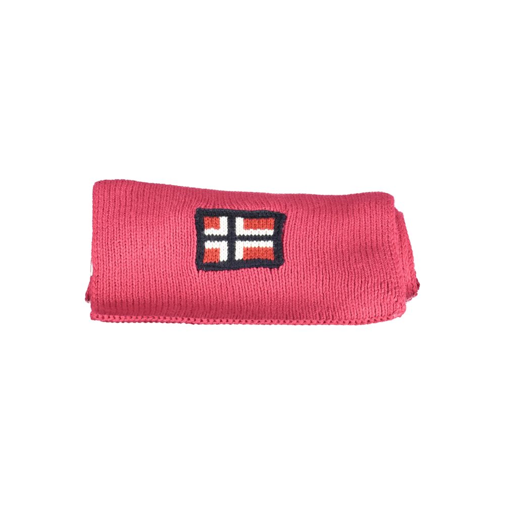Norway 1963 Rosa Acrylic Men Scarf