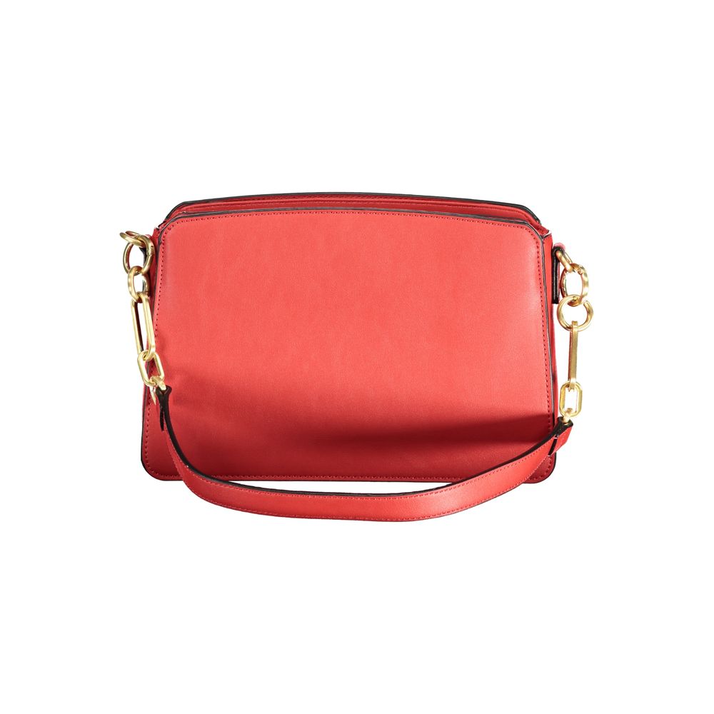 Valentino Rosso Poliuretano Women's Bag with Adjustable Shoulder Strap