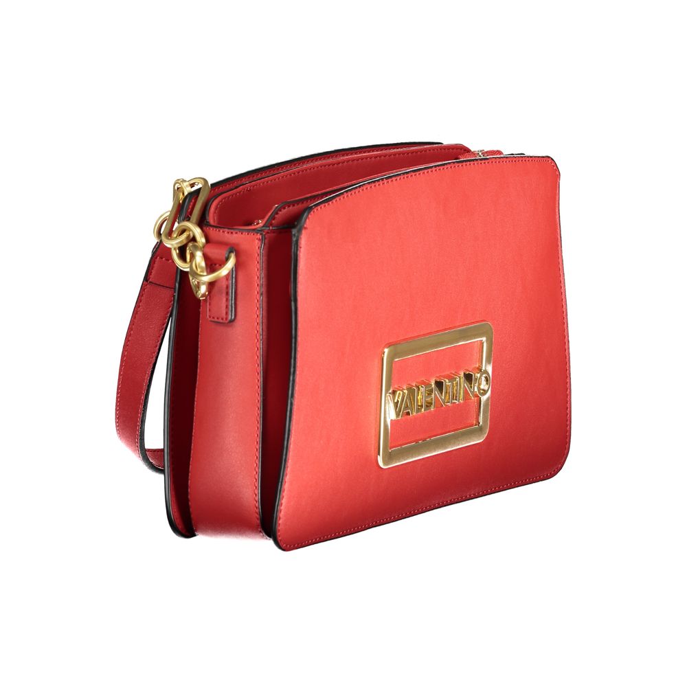 Valentino Rosso Poliuretano Women's Bag with Adjustable Shoulder Strap