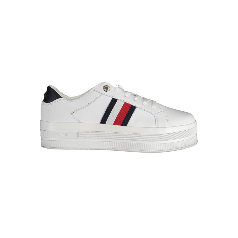 Tommy Hilfiger White Platform Sneakers for Women