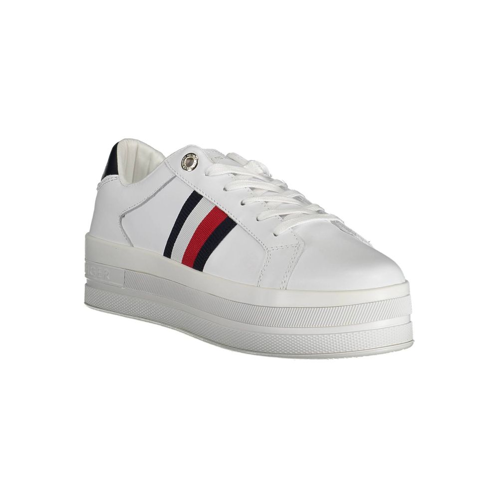 Tommy Hilfiger White Platform Sneakers for Women alternate view