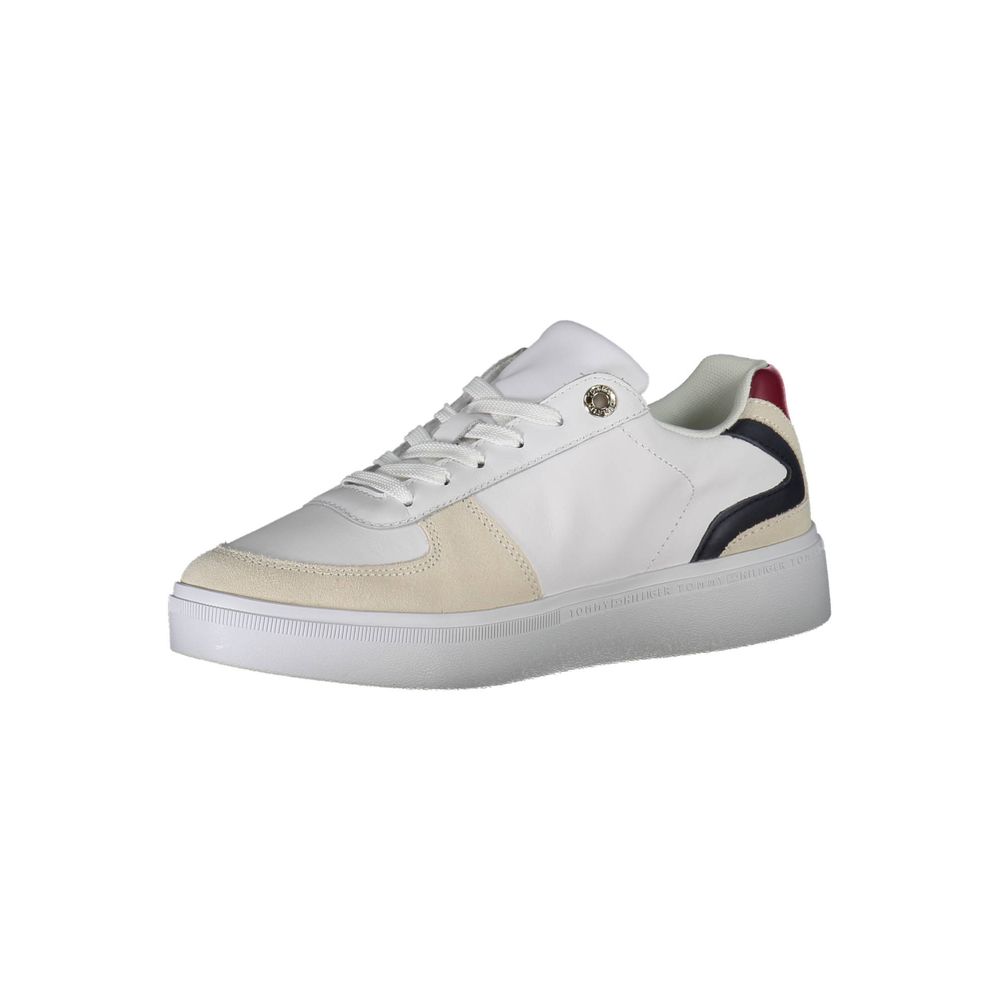 Tommy Hilfiger White Athletic Sneakers for Women detail view