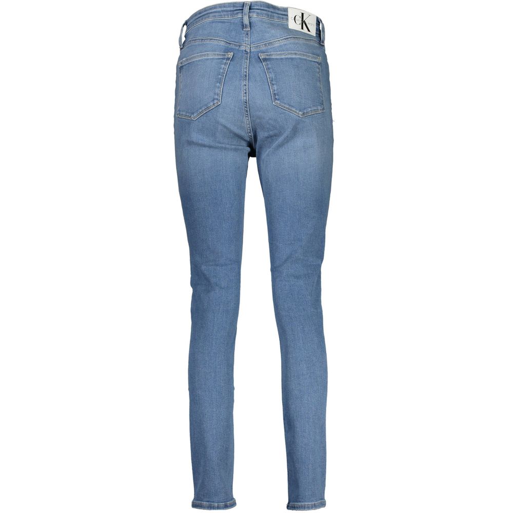 Calvin Klein Blue Skinny Jeans for Women alternate view