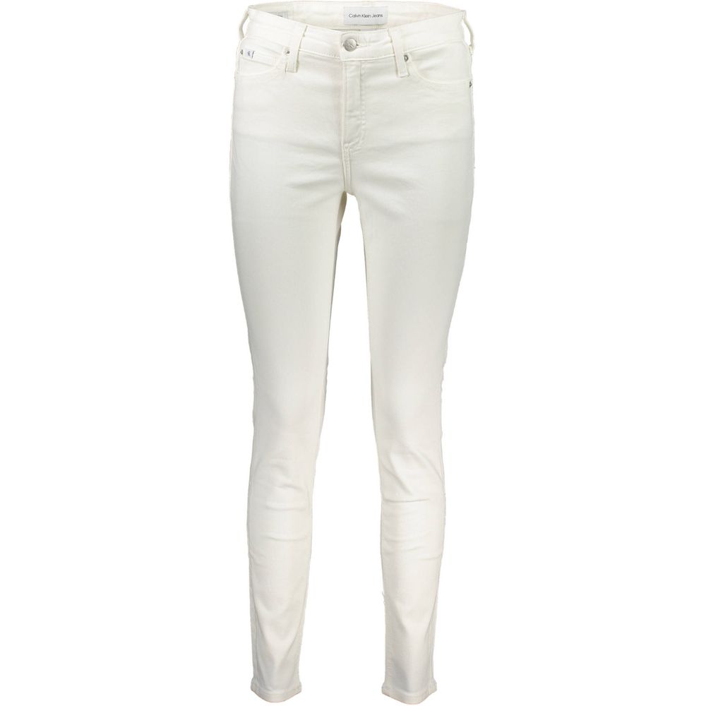 Calvin Klein White Skinny Jeans for Women