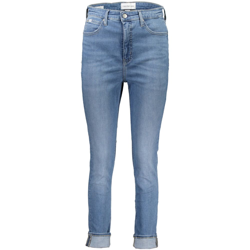 Calvin Klein Blue Skinny Jeans for Women detail view