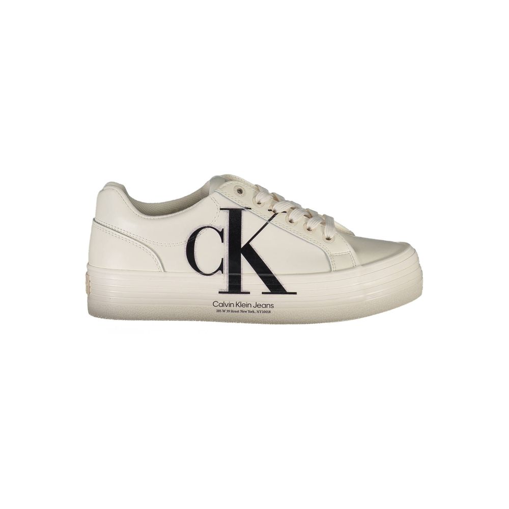 Calvin Klein White Platform Sneakers for Women