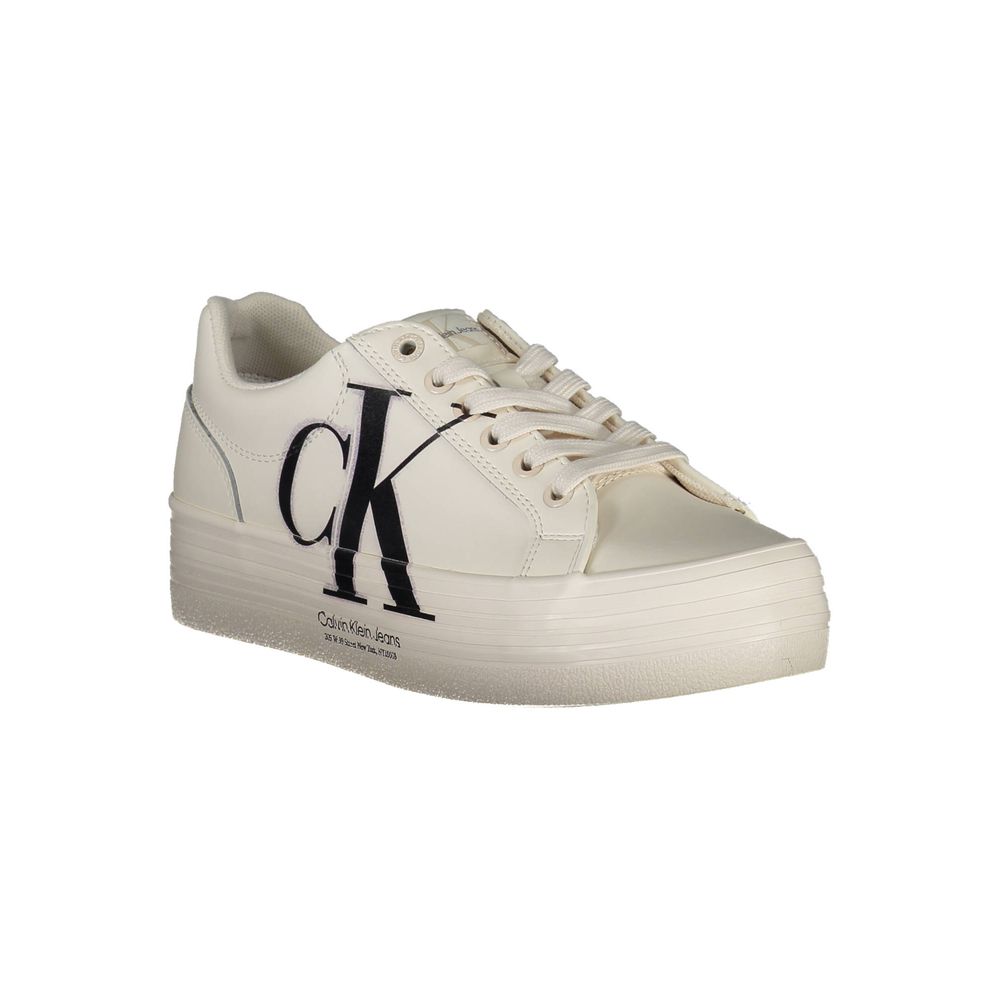 Calvin Klein White Platform Sneakers for Women alternate view