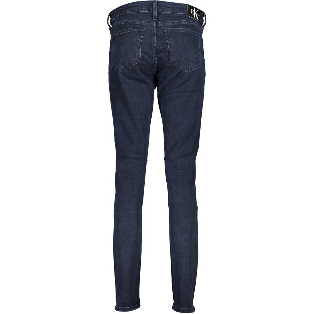 Calvin Klein Blue Skinny Jeans for Women alternate view