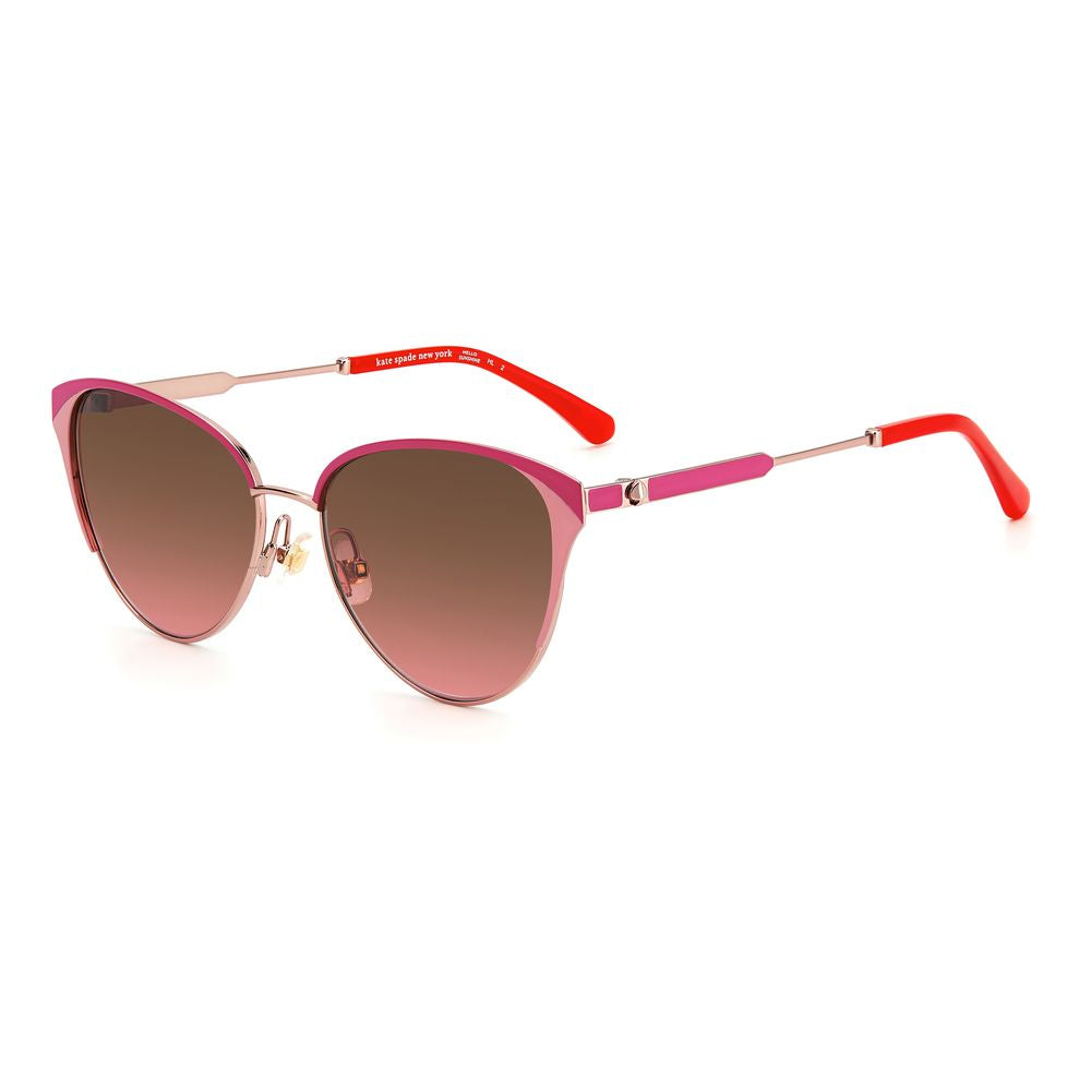 Lunettes de soleil Kate Spade en métal multicolore