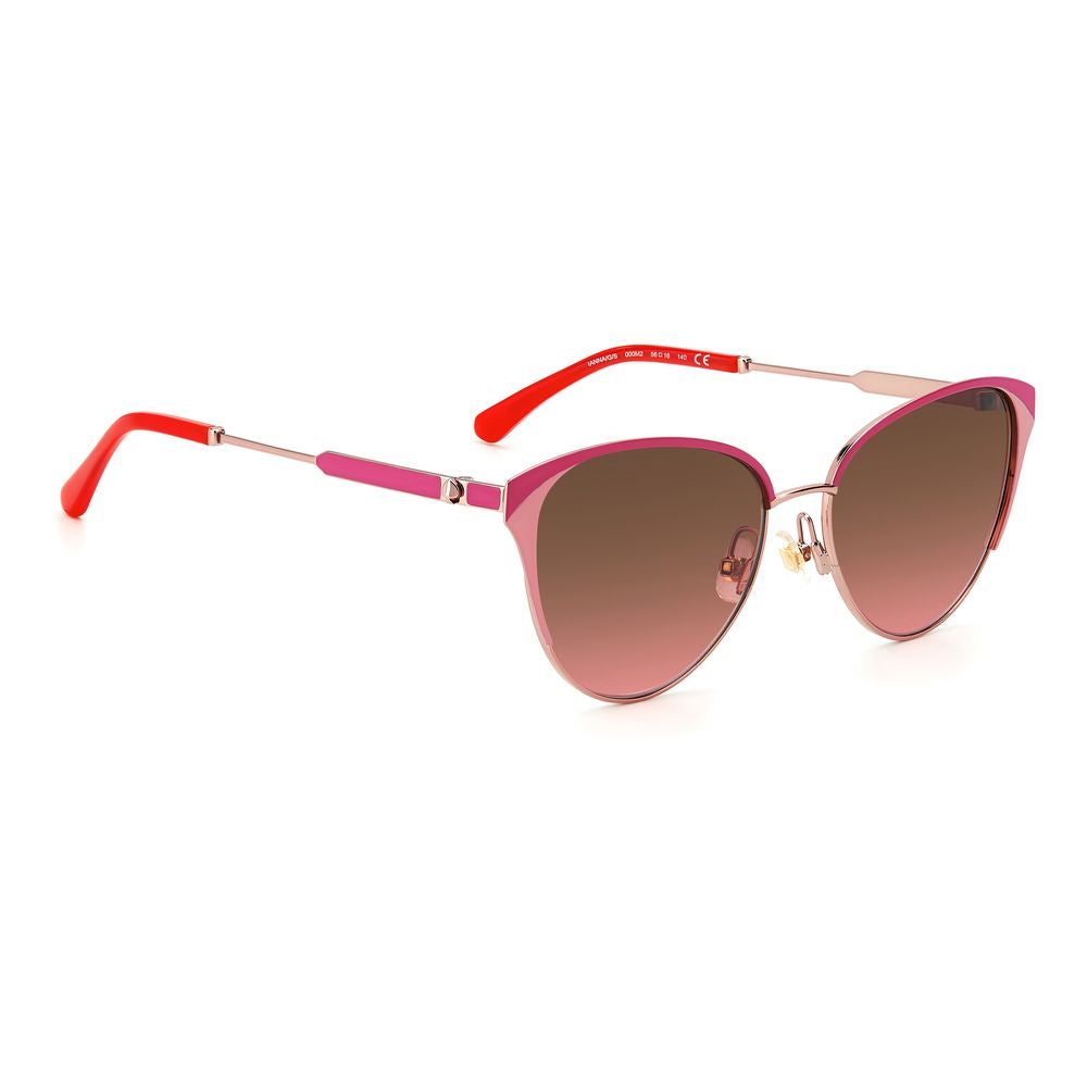 Lunettes de soleil Kate Spade en métal multicolore