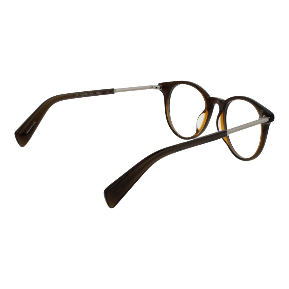 Lunettes (montures) en plastique marron Yohji Yamamoto