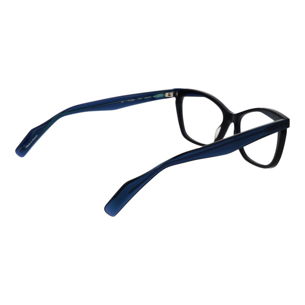 Yohji Yamamoto Blue Glasses Frames for Women detail view