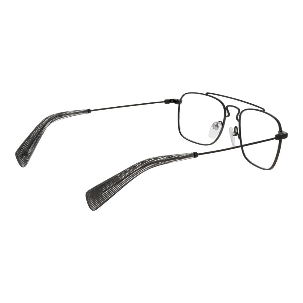 Yohji Yamamoto Grey Glasses Frames for Men detail view
